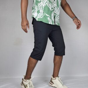 Alternative view of Three Quarter Pant - BLACK